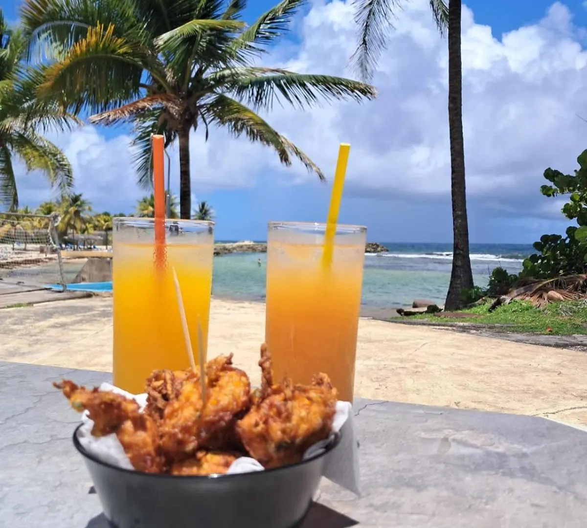 Lägenhet Studio Cosy Classe 2 Etoiles Ti'Nid Kreyol - Manganao Saint Francois - Detente Au Bord De La Plage Et De La Piscine