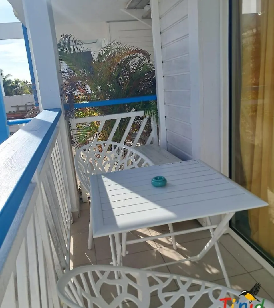 Studio Cosy Classe 2 Etoiles Ti'Nid Kreyol - Manganao Saint Francois - Detente Au Bord De La Plage Et De La Piscine Saint-Francois (Grande-Terre)